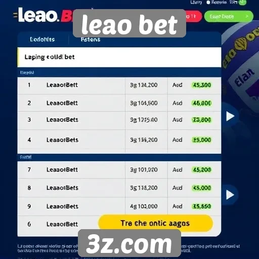 Ofertas promocionais do Leao Bet em destaque